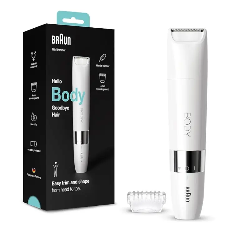 Braun Body Mini BS1000 – Recortadora corporal compacta y de precisión