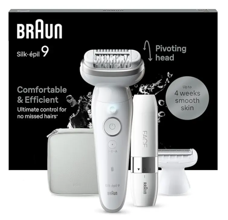 Braun Silkepil 9 set 1, Depiladoras eléctricas corporales