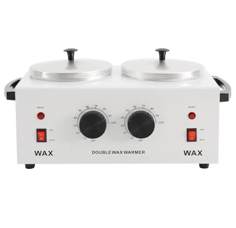 Shalmidor Calentador de Cera Doble Profesional 200 W – 2 × 400 ml Shalmidor Calentador de Cera Doble Profesional 200 W – 2 × 400 ml